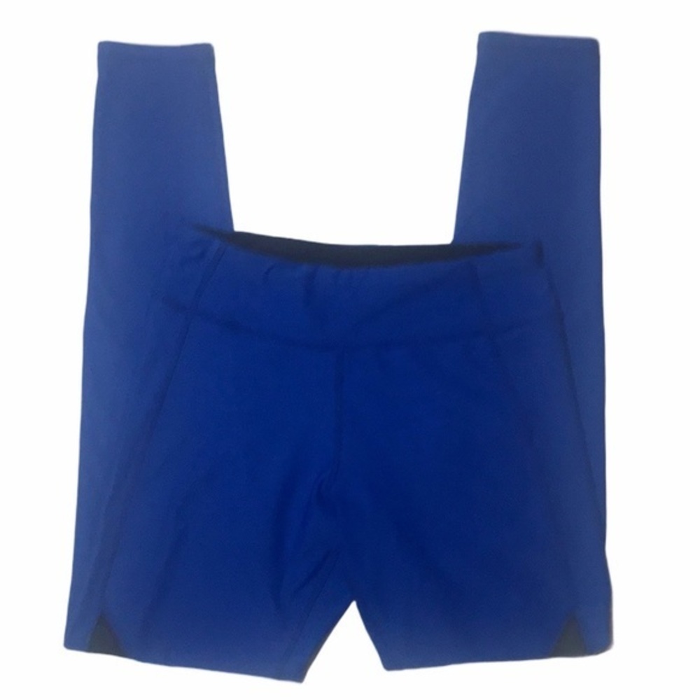 KI Pro NYC Black/Blue Performance Leggings - Picture 2 of 8
